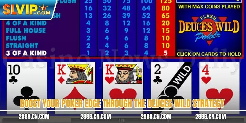 Boost your poker edge through the deuces wild strategy