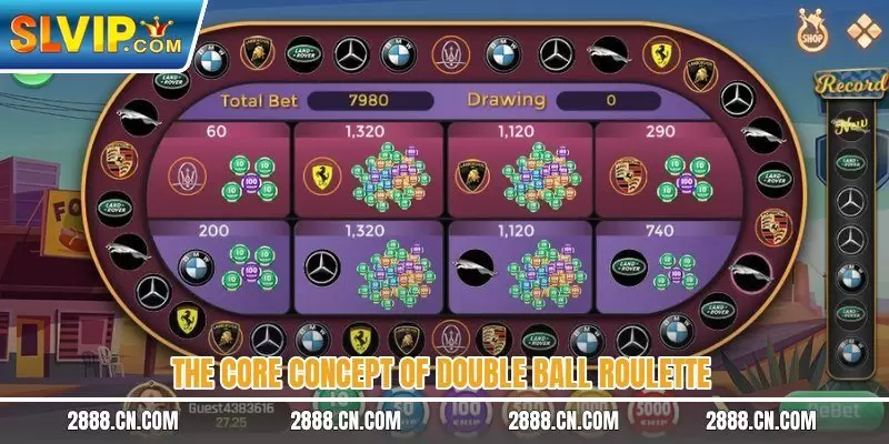 The core concept of double ball roulette