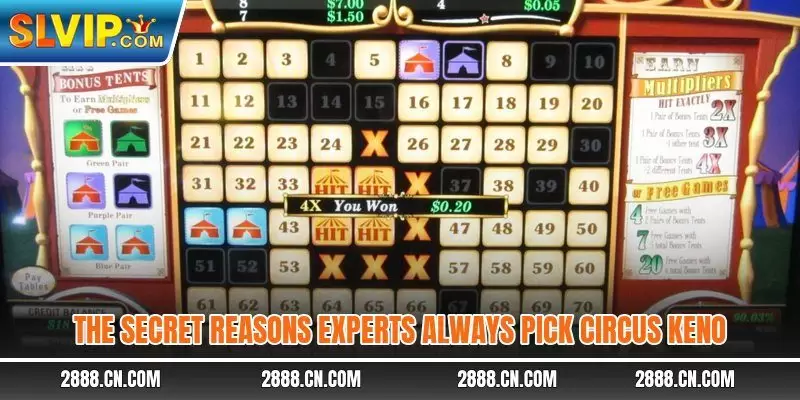 The secret reasons experts always pick Circus Keno