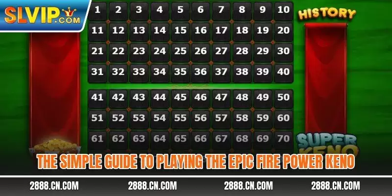 The simple guide to playing the epic Fire Power Keno